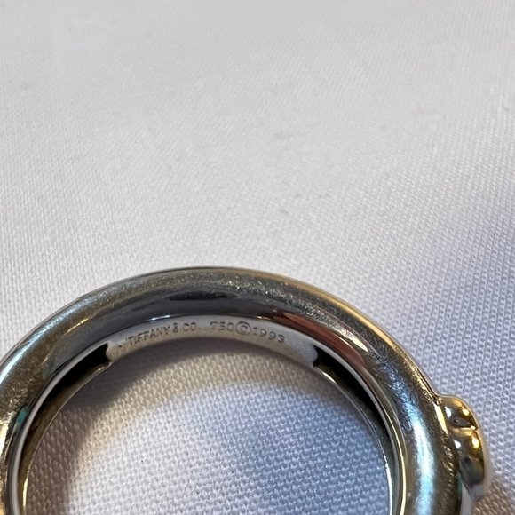 Tiffany&Co. Yellow and White Gold Two Tone  Size 4.5 - Picture 6 of 16